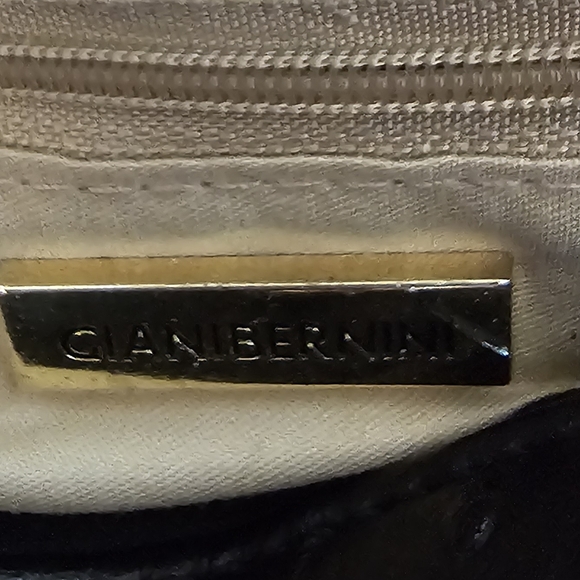 NWT Giani Bernini Ostrich Bag - Picture 8 of 10